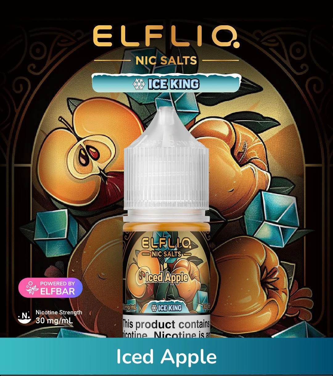 ElfLiq Salt Nic E-Liquid 30ml | Iced Flavours  Mumbai express delivery