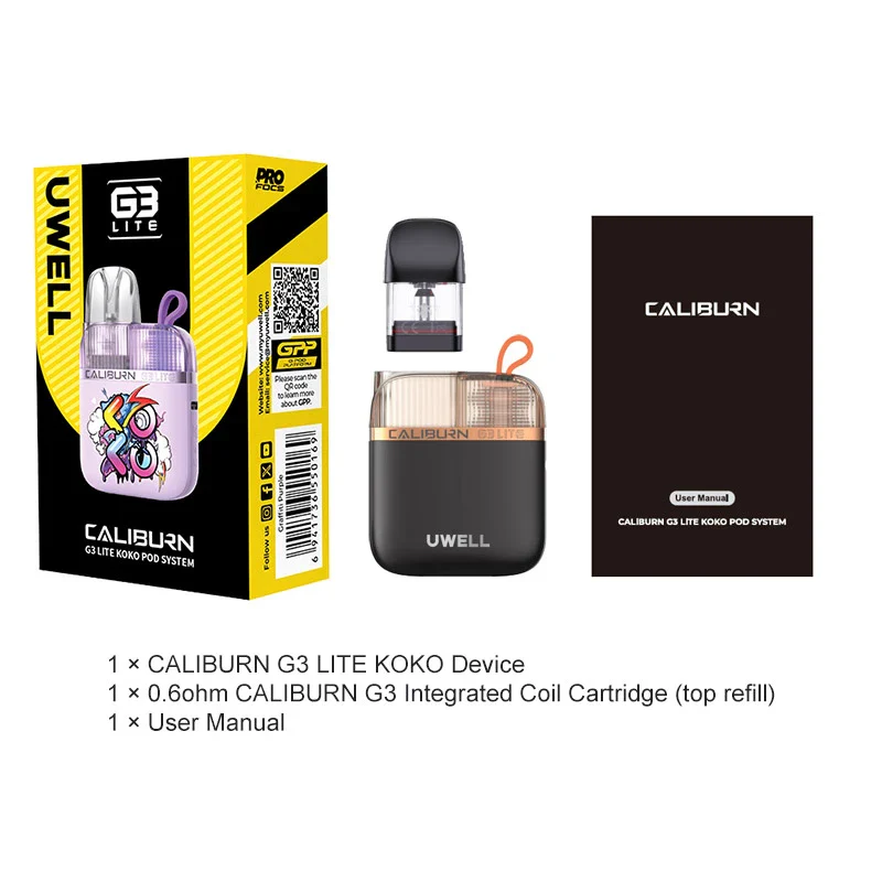 Caliburn G3 Lite Koko Pod System | Most Affordable Koko Design Mumbai express delivery