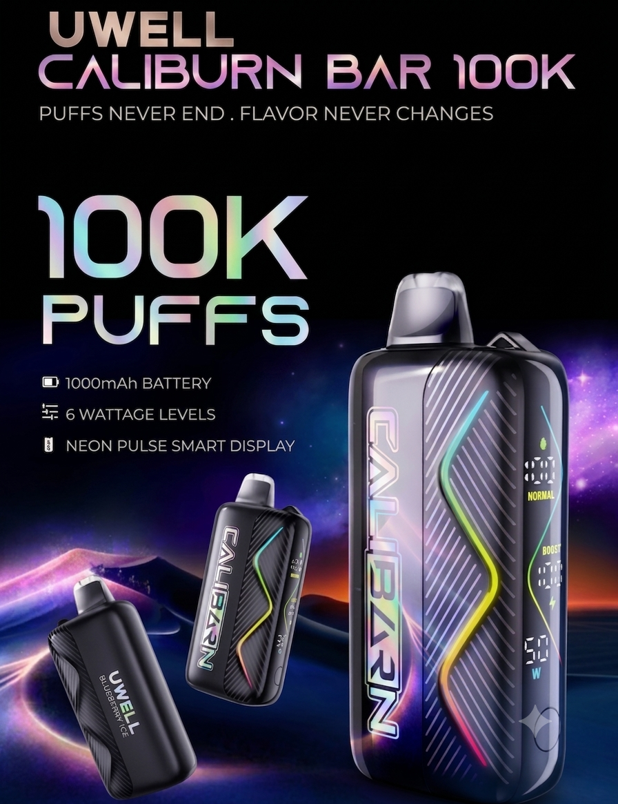 Buy Caliburn 100K 100000 Puffs Disposable Vape in Mumbai – 30 Min Delivery Mumbai express delivery